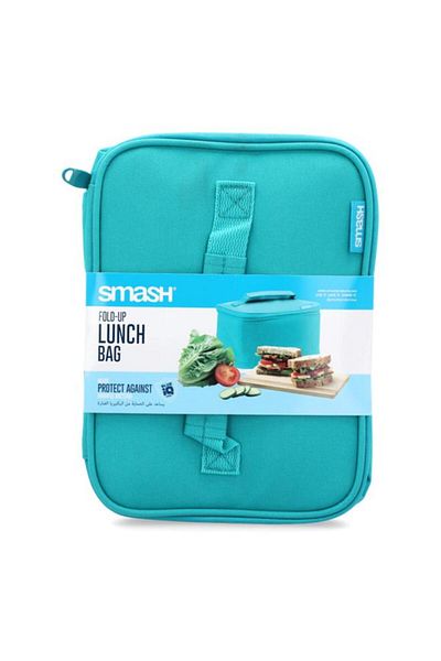 Generic smash Zipper Closure Collapsible Antibacterial Fold-Up Lunch Bag Assorted Color