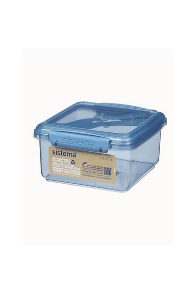 Generic sistema Freezer Safe BPA-Free Plastic Lunch Box with Cutlery Assorted Color 1.2 Liter 21652-36