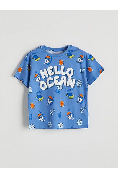 LC Waikiki Set de pijamale pentru băieți cu imprimeu LCW Kids