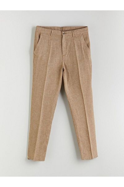 LC Waikiki Southblue Men's Standard Fit Linen Blend Pants