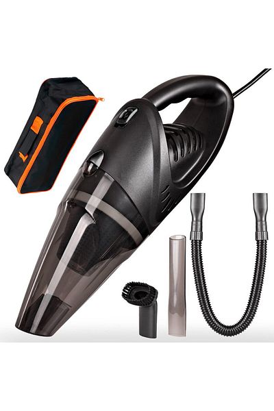 Roll Fast Aspirator Auto, Umed Si Uscat, 106 W, 12 V, 5000 Pa, Cablu 5m, Cu Geanta Depozitare