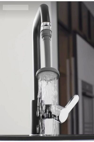 Enseb Adjustable Waterfall Tap - Anthracite ( 336336 )