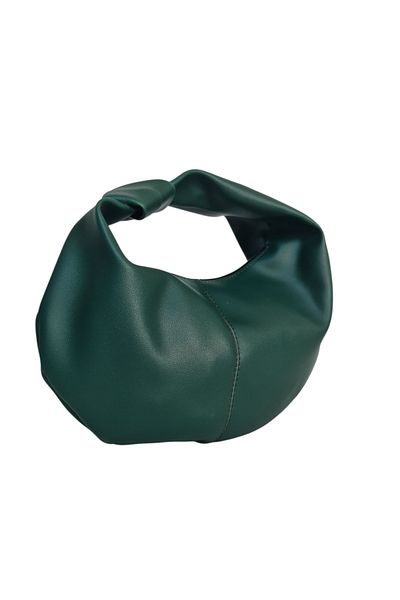Gloria Women's Sea Grass Green Mini Knotted Handbag