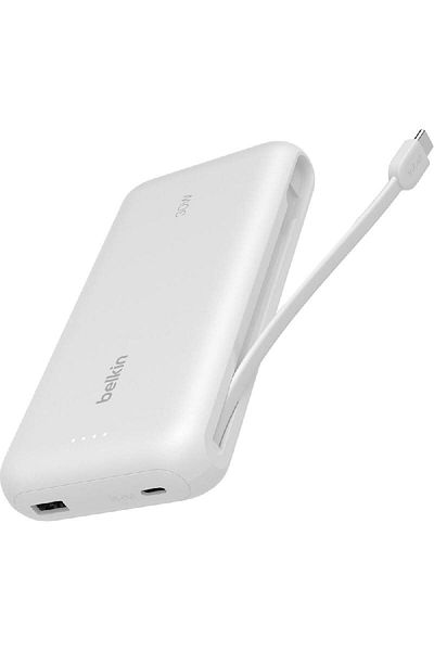 Belkin Boost Charge Power Bank 20000 mAh with Integrated Cable