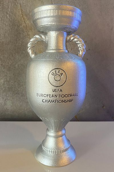 Craft3D Atölye 100% Concrete Uefa Cup 20 and European Cup 21 cm Award Figurine
