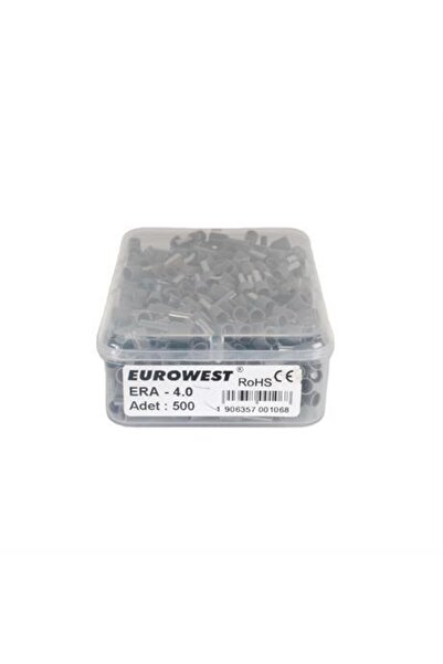 EUROWEST حلقة عازلة رمادية 4 مم (1 صندوق 500 قطعة)