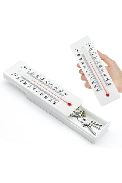 fulina Outdoor Wall Mounted Keys Hider,For House Spare Keys Secret Compartment Items Outside Safe Storage