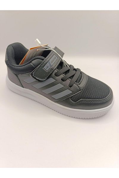Bukond Children's Daily Velcro Elastic Mesh Sneaker Sports Shoes School Shoes