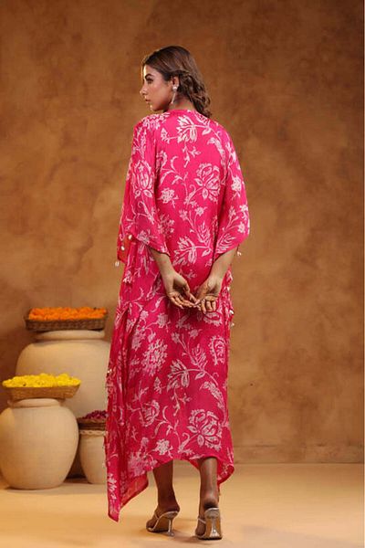 HashtagBe Rani Floral Print Women Kaftan