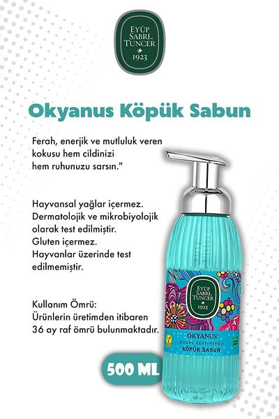 Eyüp Sabri Tuncer 500 ml Ocean Foam Soap X4 and Rosie