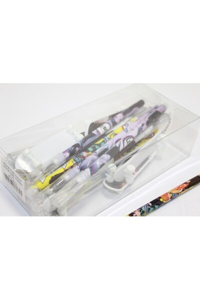 ForWhat قلم حبر جاف بنمط الرسوم المتحركة هدية للمكتب المنزلي