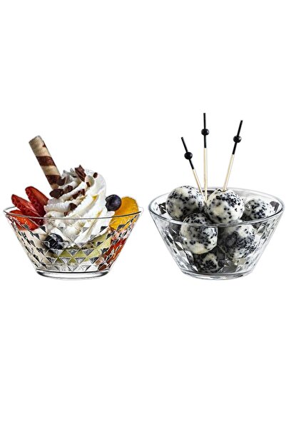 LAV Set of 6 Bowls, for Desserts, Snacks and Salads, LAV, Artemis Model, 330 ml