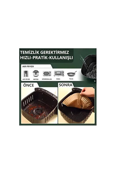 ForWhat مجموعة من 50 قطعة من ورق الطبخ لمقلاة الزيت لمطبخ المكتب المنزلي