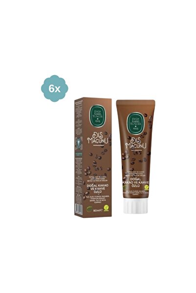 Eyüp Sabri Tuncer Kakao ve Kahve Özlü Diş Macunu 90 ml x 6 Adet