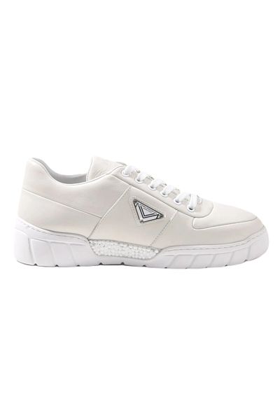 MARCOMEN 19557 Pantofi sport din piele de înaltă confort alb