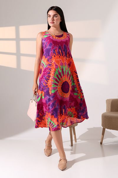 LİKAPA Likapa Summer Strap Viscose Dress 2691