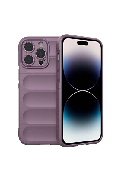 SKYDDAR INNOVATION Husă pentru iPhone 14 Pro, Vogue, din Silicon Mat, violet,...