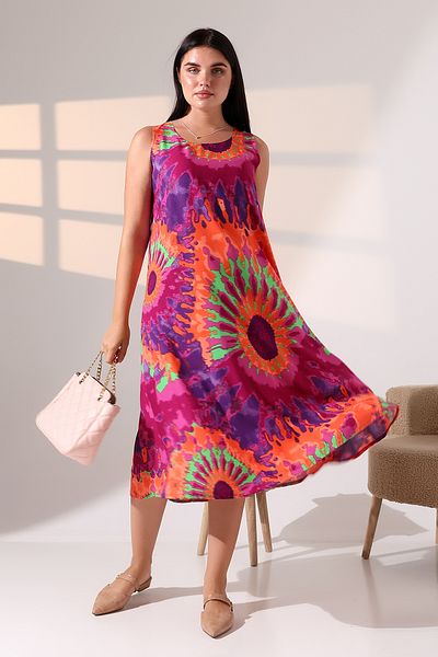 LİKAPA Likapa Summer Strap Viscose Dress 2691