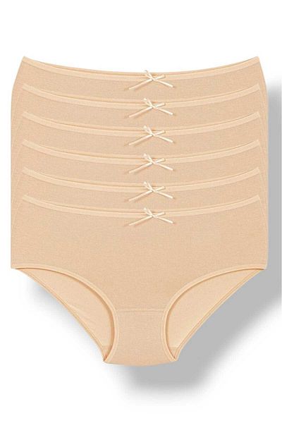 Fanilam Star 6-pack γυναικεία εύκαμπτα σλιπ μπαμπού Bato – Αντιβακτηριδιακό, αναπνεύσιμο, ψηλό γείσο
