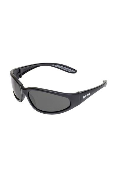 Generic erorex Hercules 1 Shatterproof Motorcycle Safety Sunglasses Black and Smoke HERC 1 SM