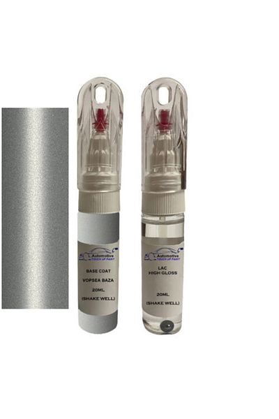 YLKRS AUTOMOTIVE Touch up paint retouch kit Ford Figo 9352:12 (Moondust Silver)