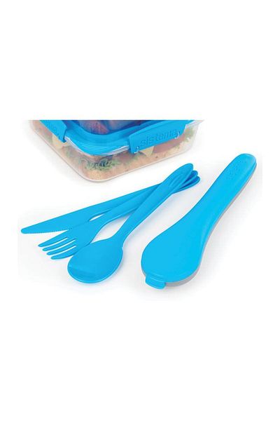 Generic مجموعة أدوات المائدة سيستيما تو جو باللون الأزرق (متعدد الألوان)