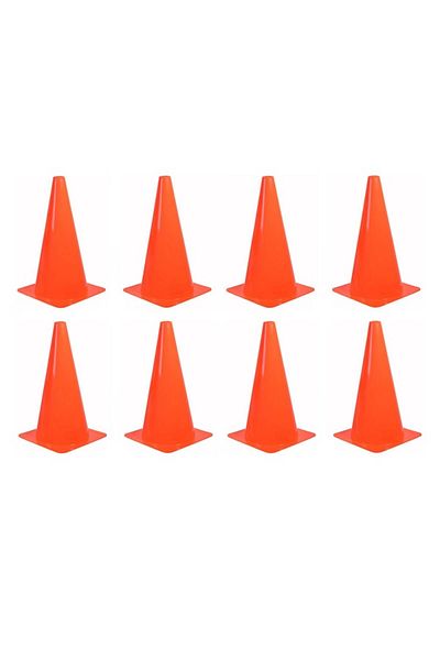 OEM Set of eight Training Markers, cones, orange, 40 cm