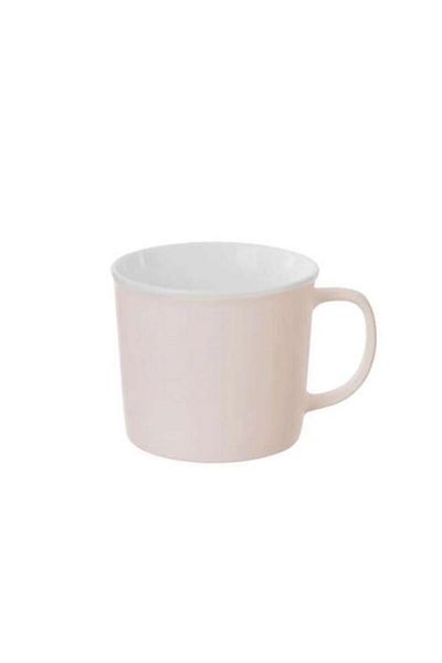 Generic كوب قهوة بتصميم عصري وأنيق من Secret de Gourmet، وردي اللون، سعة 380 مل، موديل Nature، 154522C