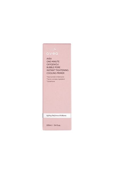 Avea Oxygen bubble primer, with instant lifting, cooling and pore-minimizing effect, (O2), Avea, 100 ml