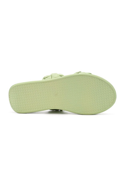 Tmall Papuci Casual De Dama,Din piele ecologica,SP116,Verde