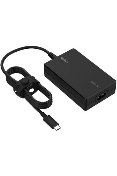 Belkin AC Laptop Charger up to 100W Single USB-C Black