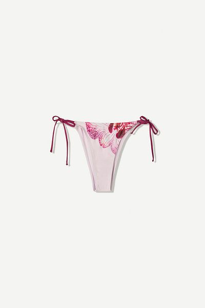 Bershka Floral bikini bottoms