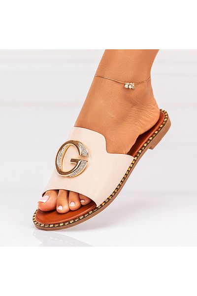 Lush Fashion Women's Slippers Made of Eco-friendly Leather