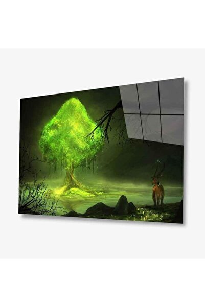 idealizbiz Pictură din sticlă peisaj 4 mm Sticlă temperată durabilă