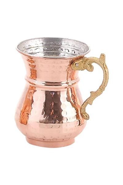 Generic PARFAIT Ornate Detail Sleek Handle Masrafa Coffee Mug Copper 7.5cm