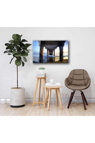 idealizbiz Pictură din sticlă peisaj 4 mm Sticlă temperată durabilă