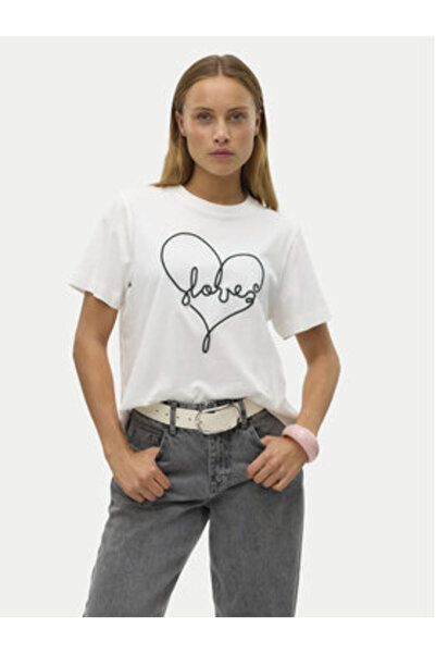 Vero Moda Tricou damă 10321312 alb