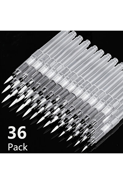 Choice 36Pcs Water Brush 3/36PCS Water Coloring Brush Pens Portable Soft Wate...