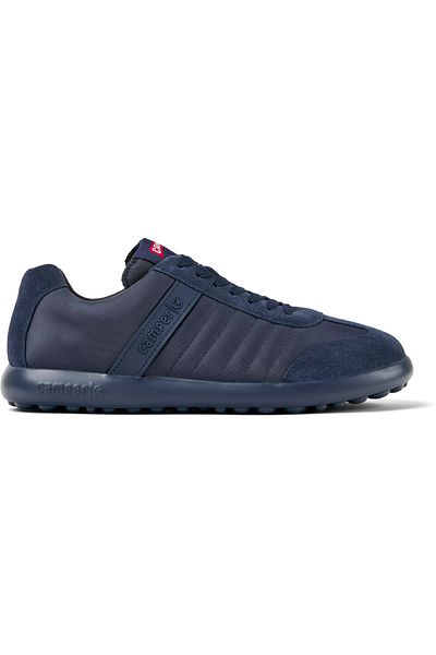 CAMPER Men's Navy Lace-Up Sneakers Lightweight Classic Pelotasxlite For Everyday Comfort