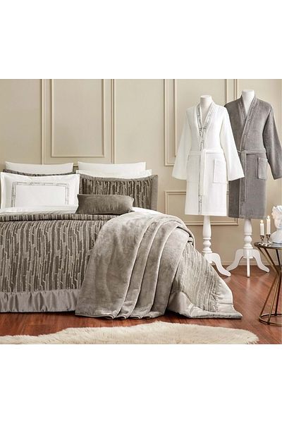 Özdilek Özdilek Velluto 27 Piece Dowry Set-Beige