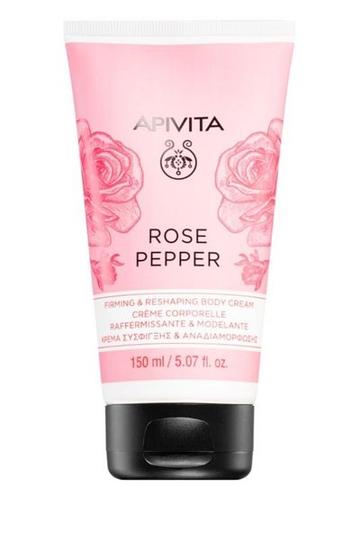 Apivita Loțiune modelatoare corporală, Piper de trandafir, Apivita, 150 ml