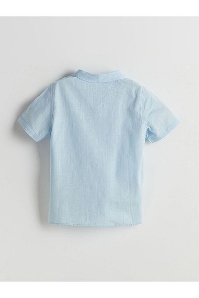 LC Waikiki Cămașă de bază LCW Kids pentru băieți din poplin cu buzunare