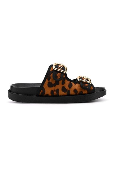 Tmall Women's Casual Slippers, Made of Eco-leather, SP115, Leopard