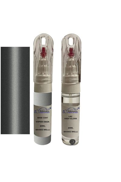 YLKRS AUTOMOTIVE Kit retus vopsea touch up Volkswagen Pointer 91049 (Cinza Espacial)