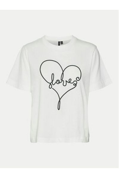Vero Moda Women's T-Shirt 10321312 White