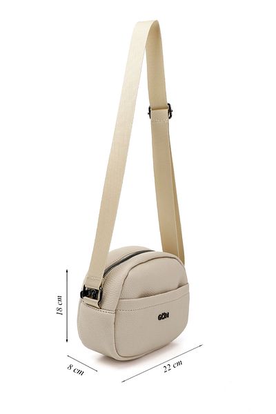GÖNDERİ(R) Women/Girls Beige Long Strap Shoulder Bag