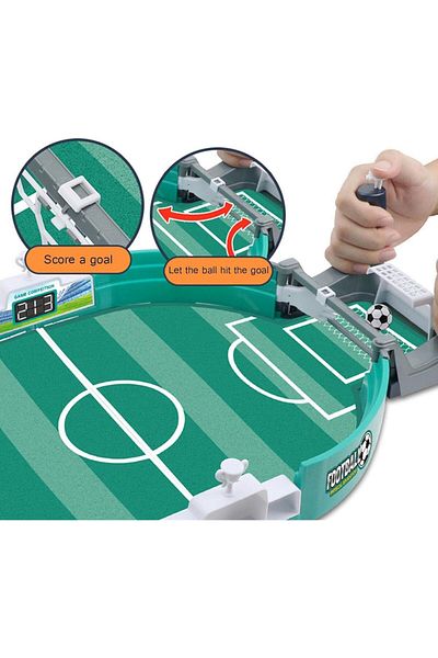 COOYA Tables Soccer Games,with 6 Mini Footballs,for friends gathering and Relex