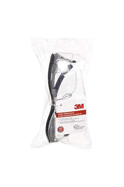 Generic 3M +2.0 Anti-Fog Reader Safety Eyewear Glasses Clear and Black