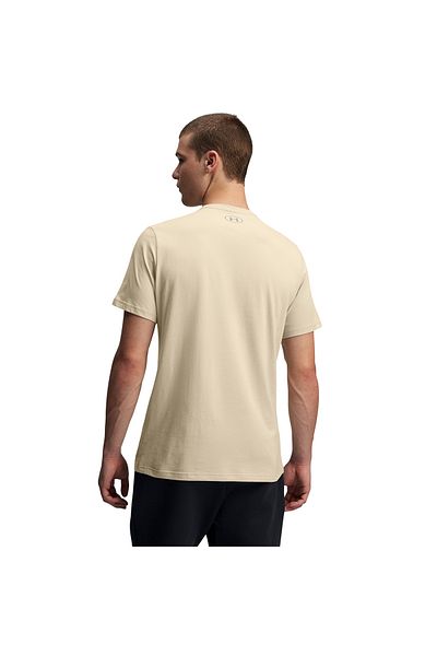 Under Armour Ανδρικό μπεζ μπλουζάκι με στρογγυλή λαιμόκοψη GL Foundation Update