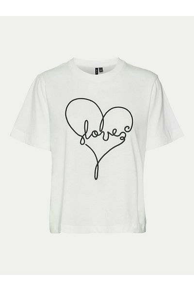 Vero Moda Women's T-Shirt 10321312 White